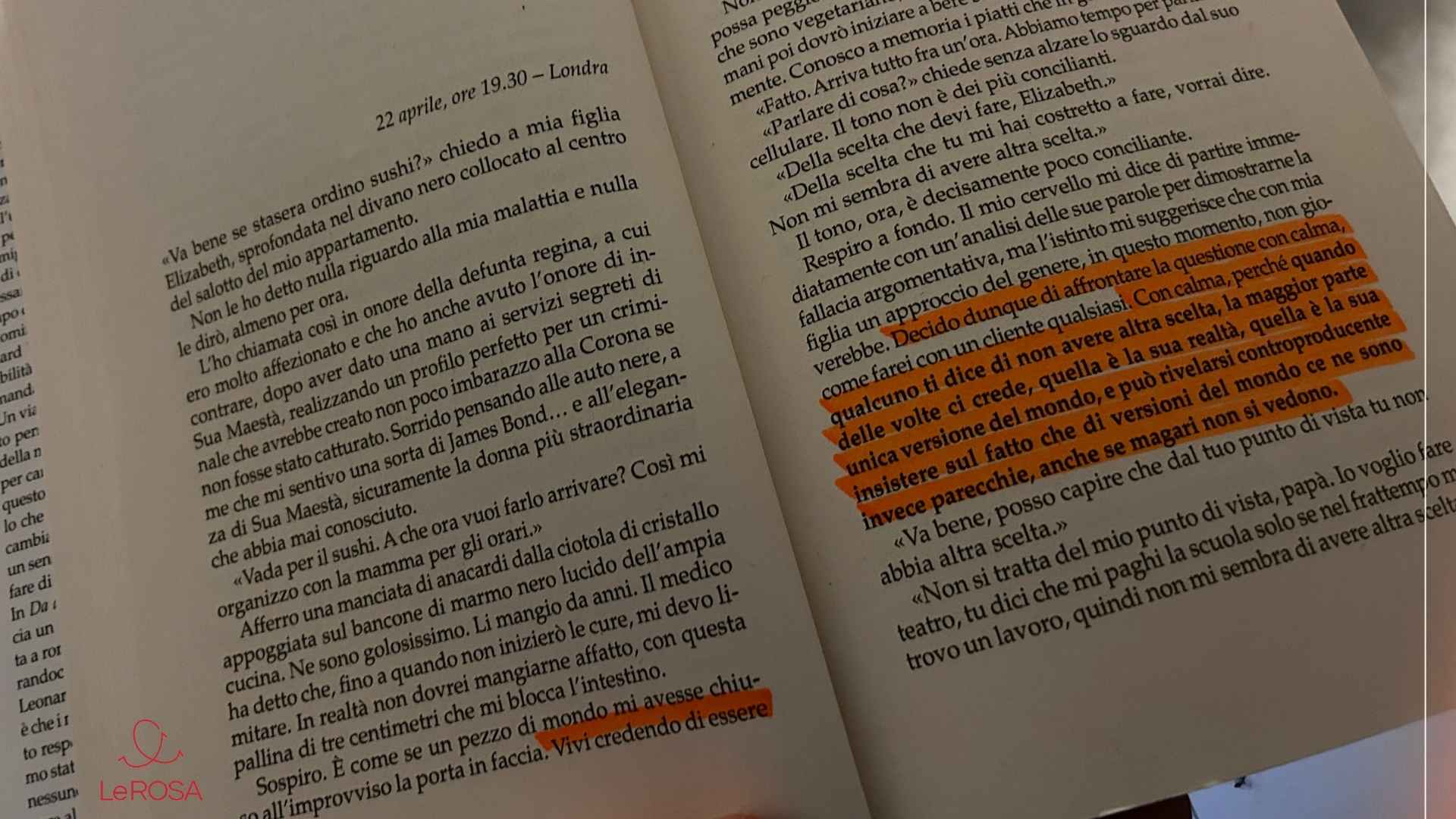 pagina libro da adesso in poi